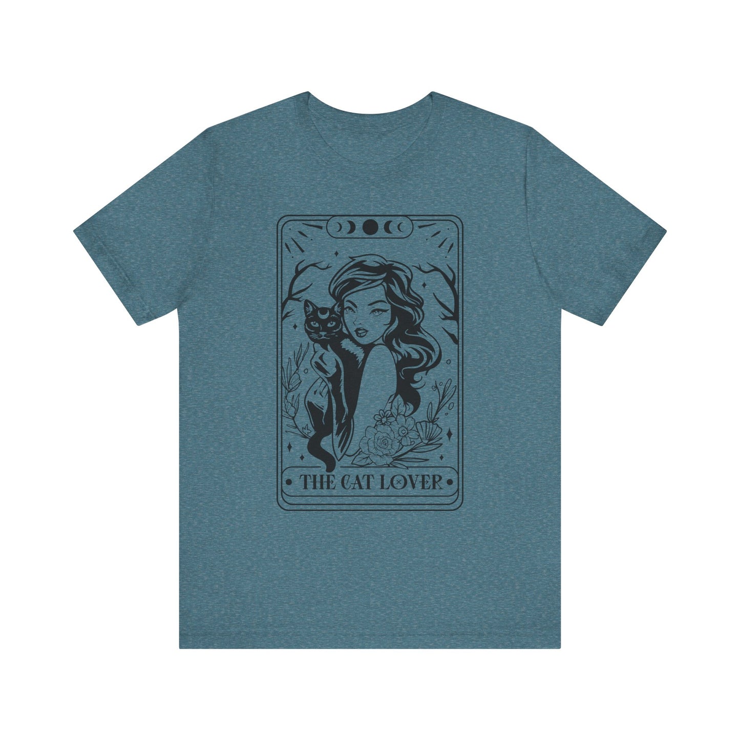 The Cat Lover Tarot Style Short Sleeve Tee