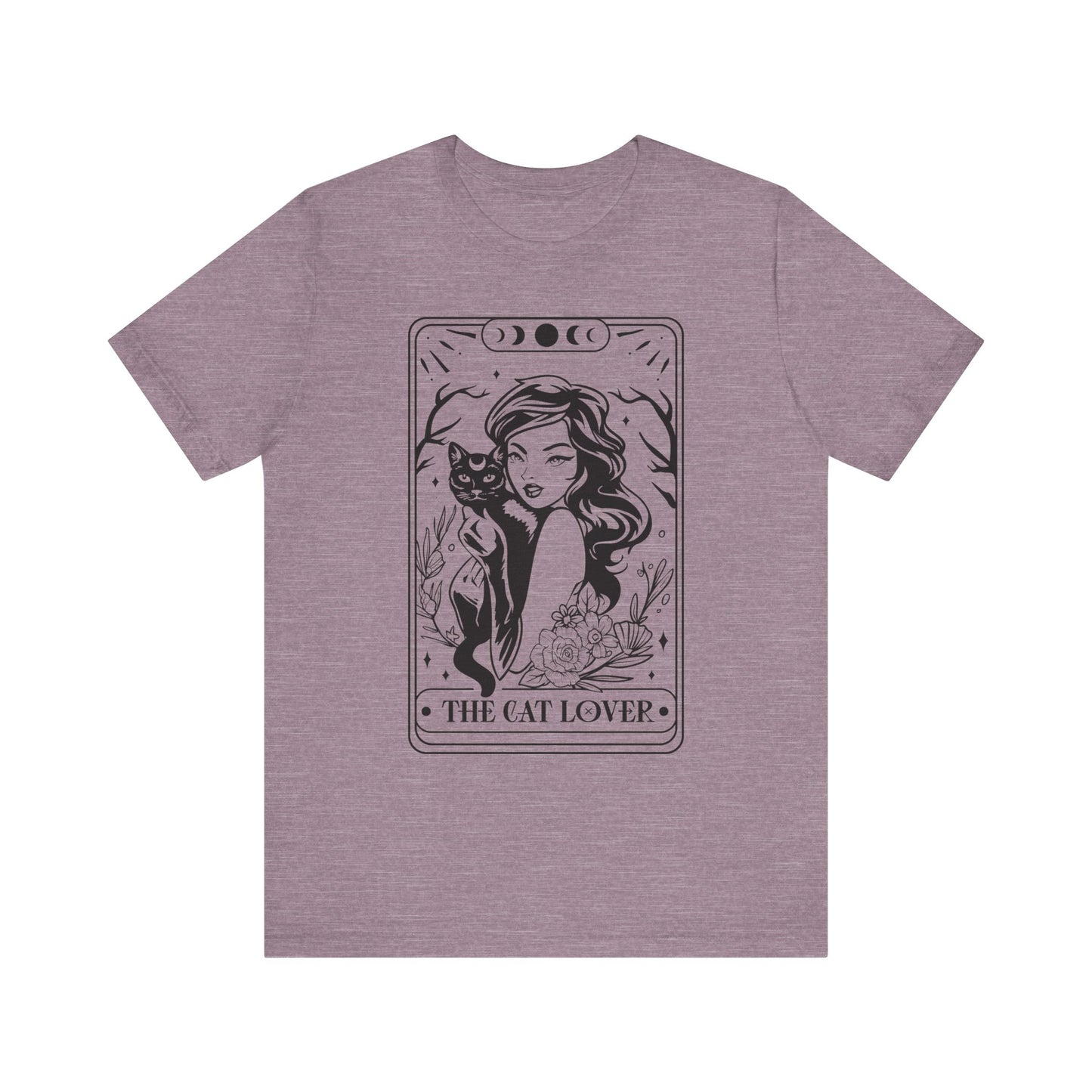 The Cat Lover Tarot Style Short Sleeve Tee