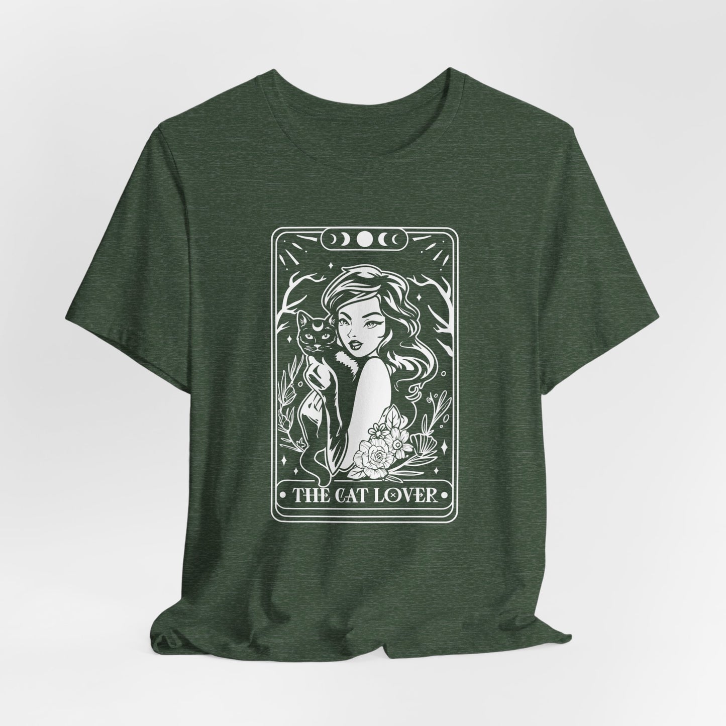 The Cat Lover Tarot Style Short Sleeve Tee