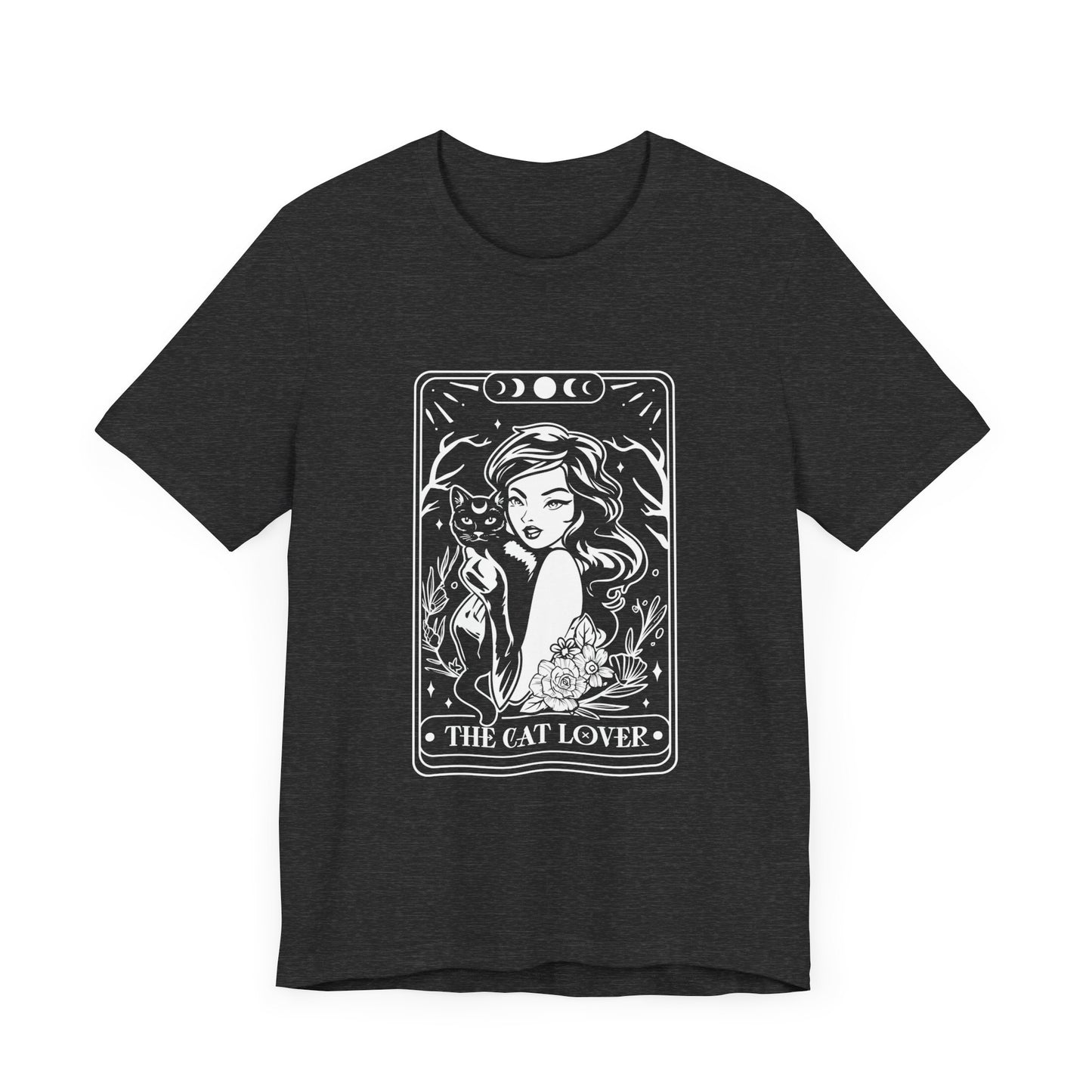 The Cat Lover Tarot Style Short Sleeve Tee