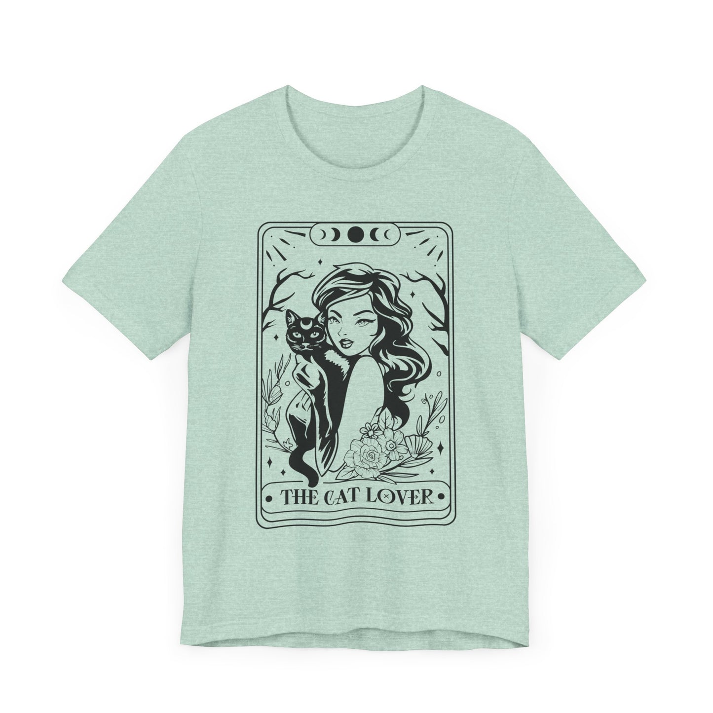 The Cat Lover Tarot Style Short Sleeve Tee