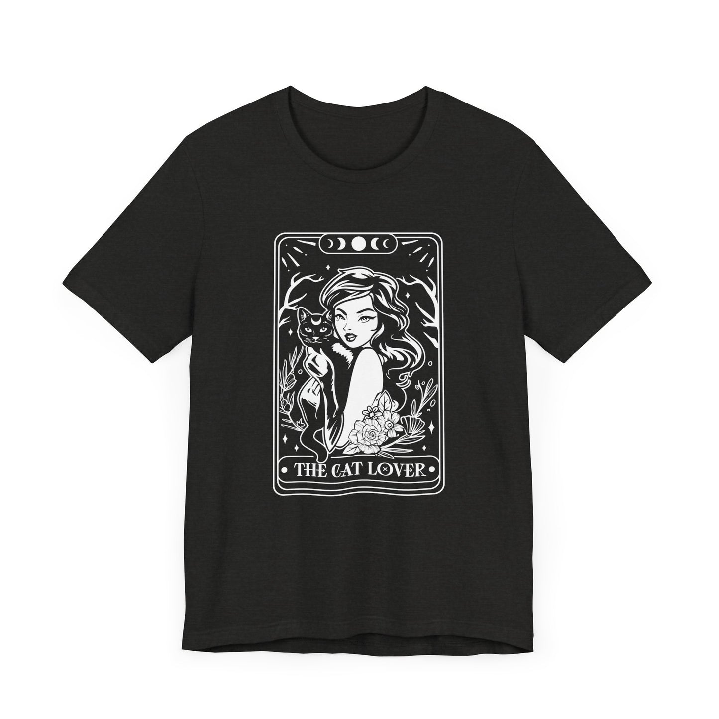 The Cat Lover Tarot Style Short Sleeve Tee