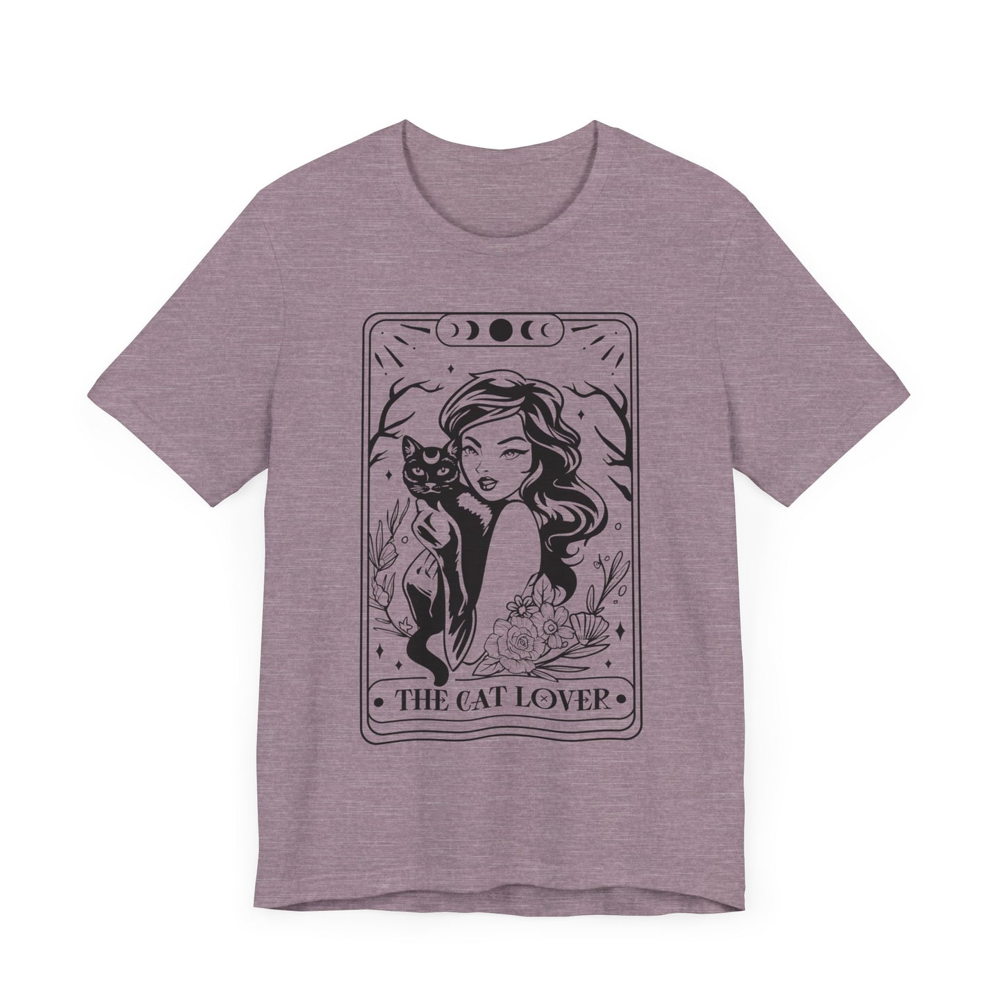 The Cat Lover Tarot Style Short Sleeve Tee