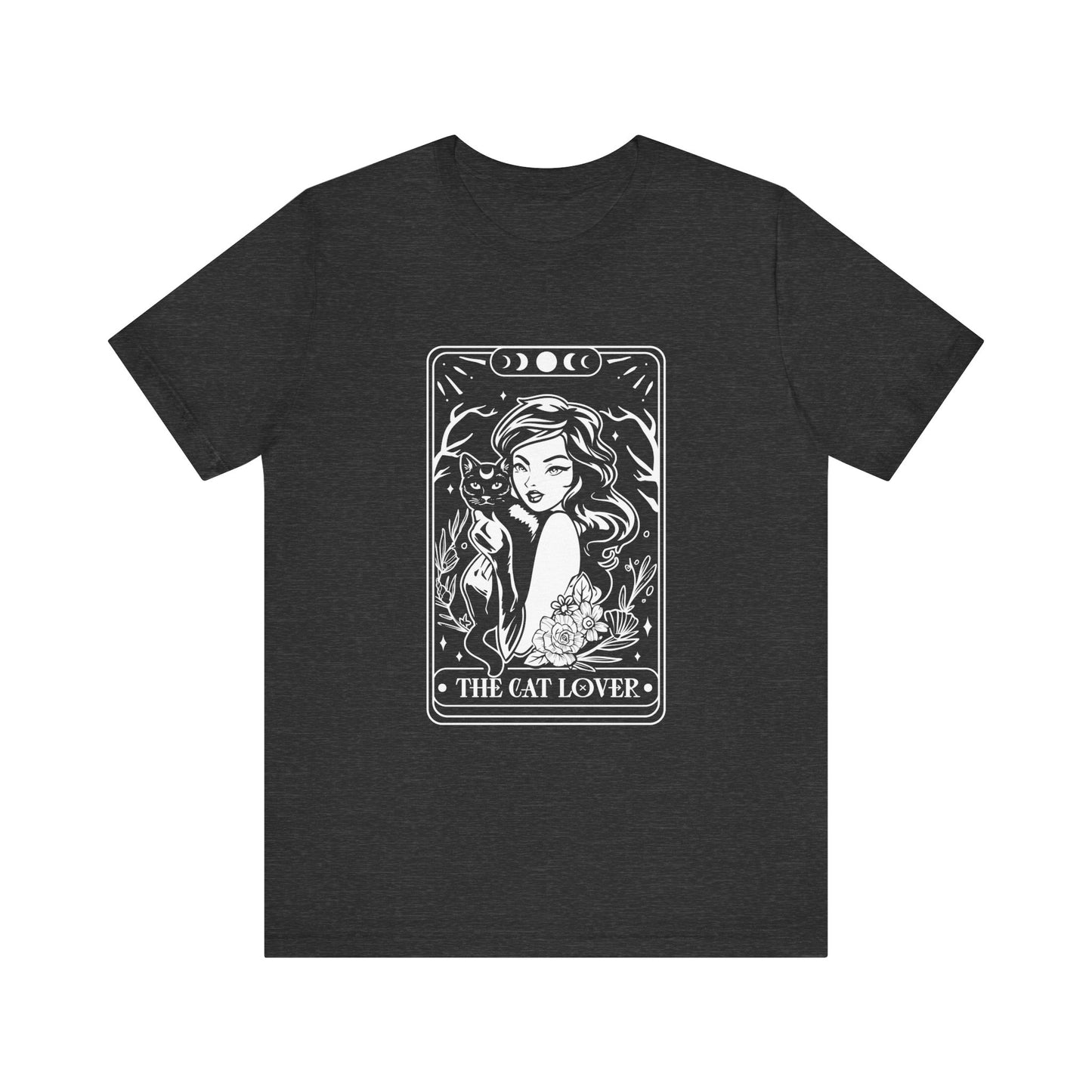 The Cat Lover Tarot Style Short Sleeve Tee