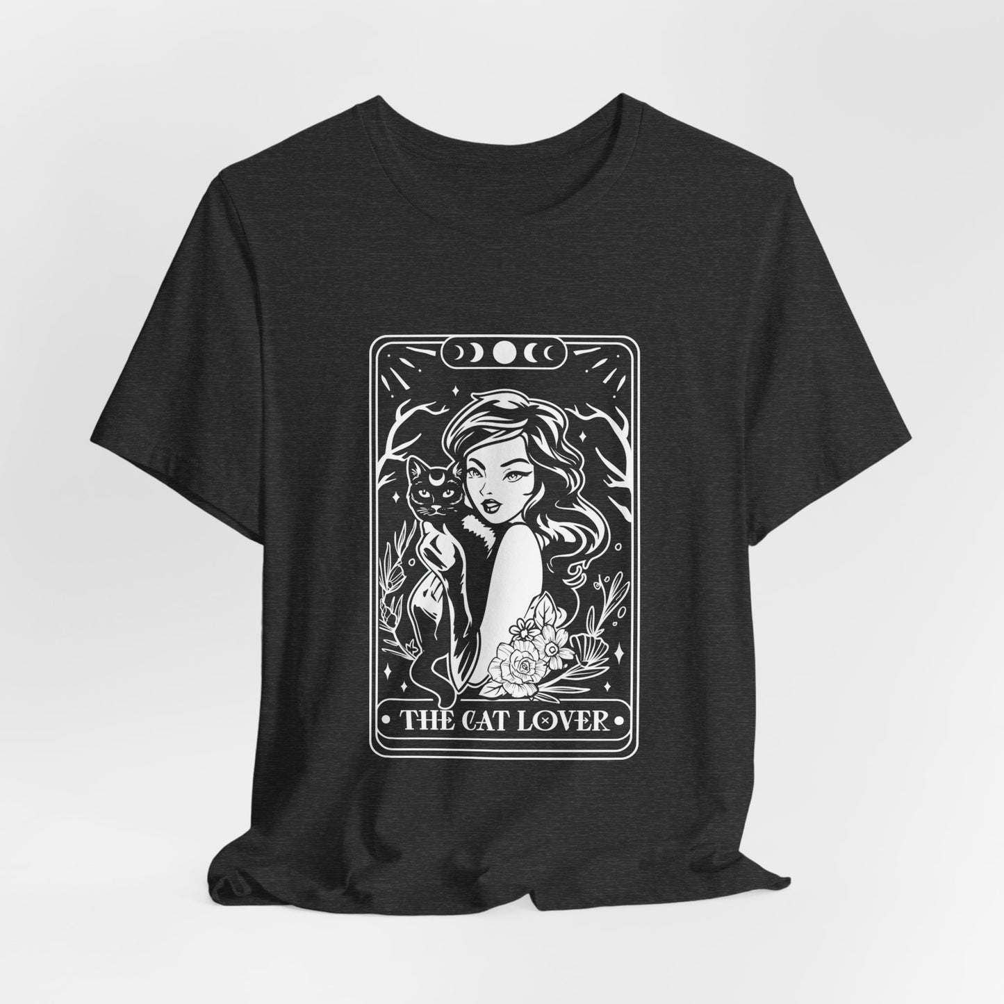 The Cat Lover Tarot Style Short Sleeve Tee