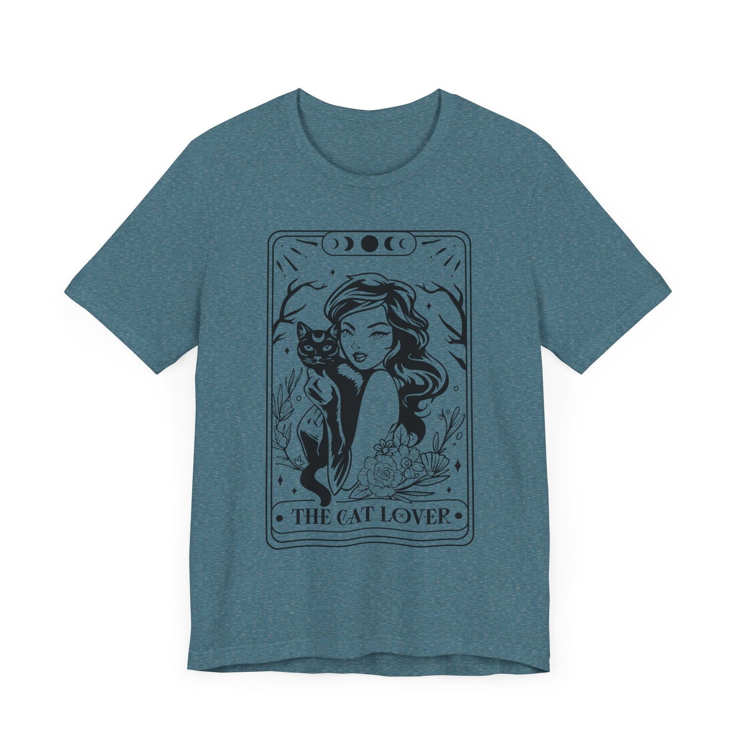 The Cat Lover Tarot Style Short Sleeve Tee