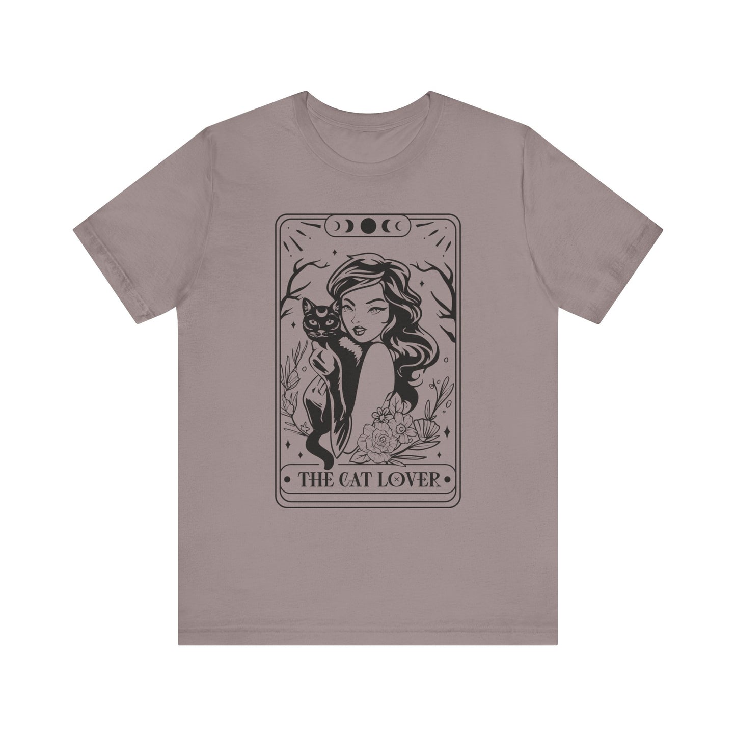 The Cat Lover Tarot Style Short Sleeve Tee