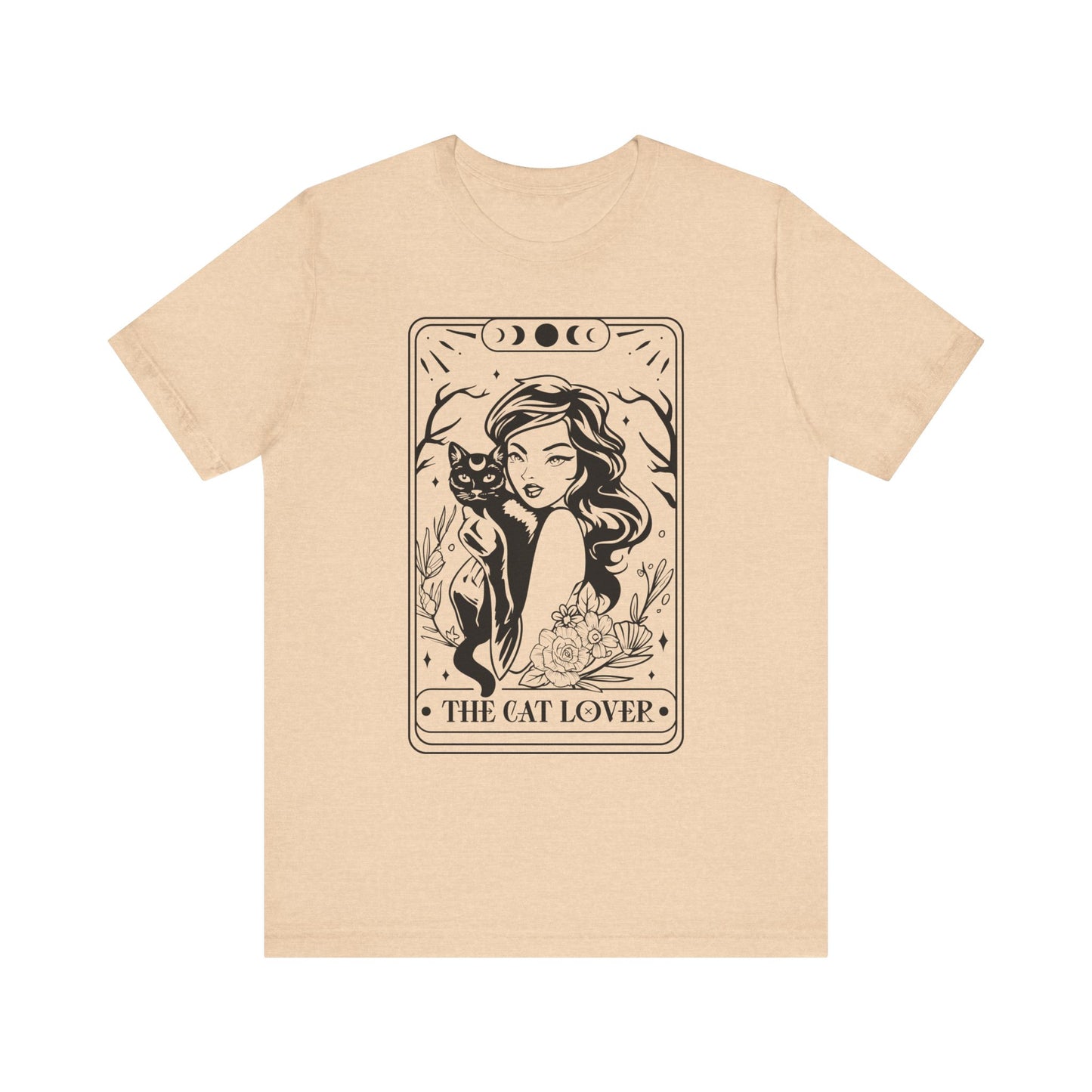 The Cat Lover Tarot Style Short Sleeve Tee