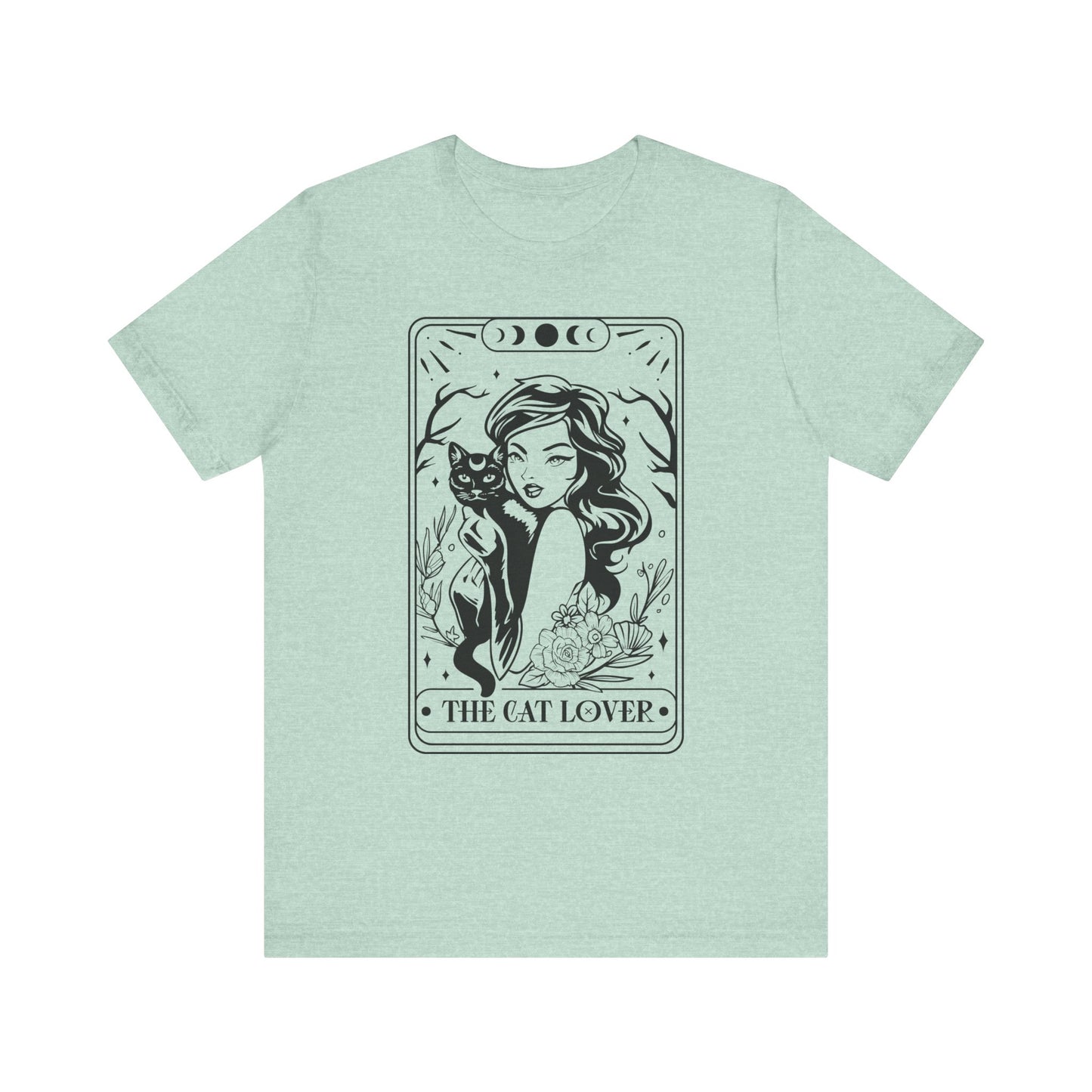 The Cat Lover Tarot Style Short Sleeve Tee