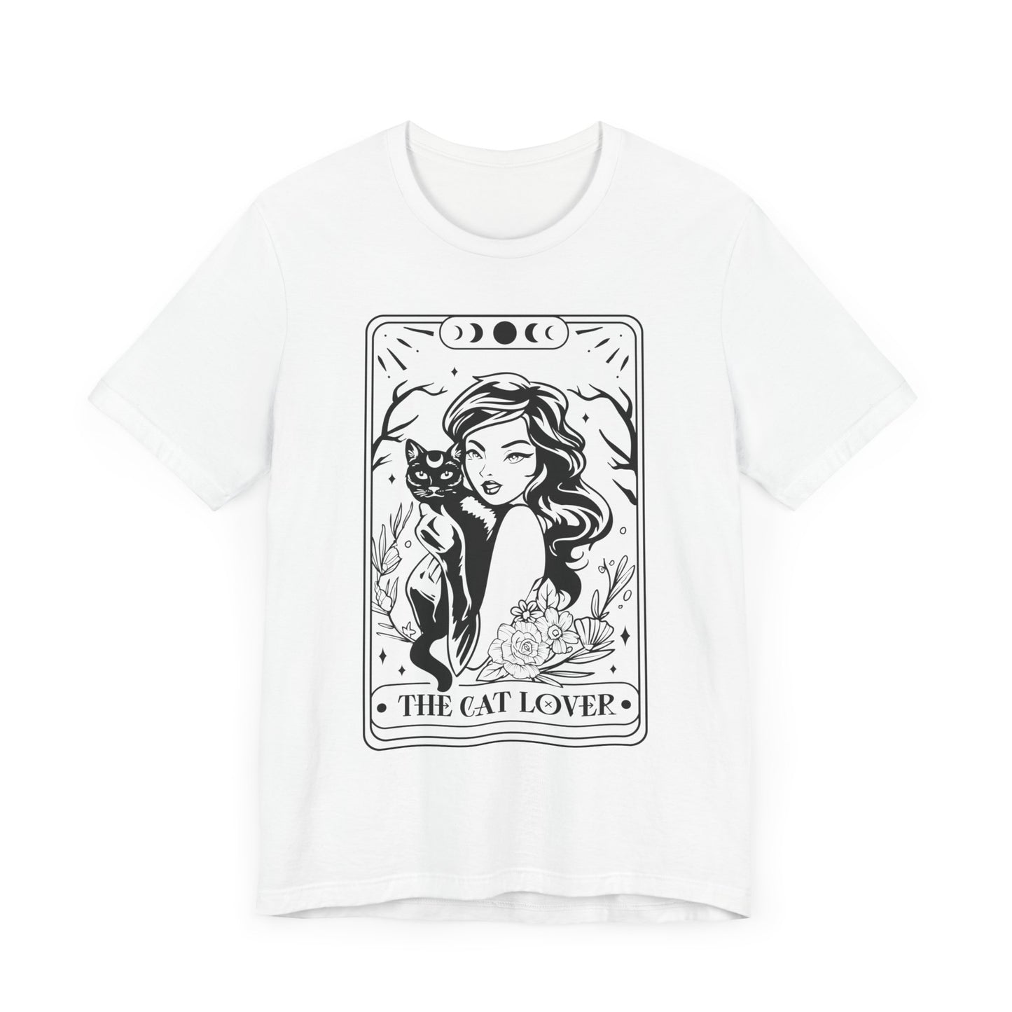 The Cat Lover Tarot Style Short Sleeve Tee