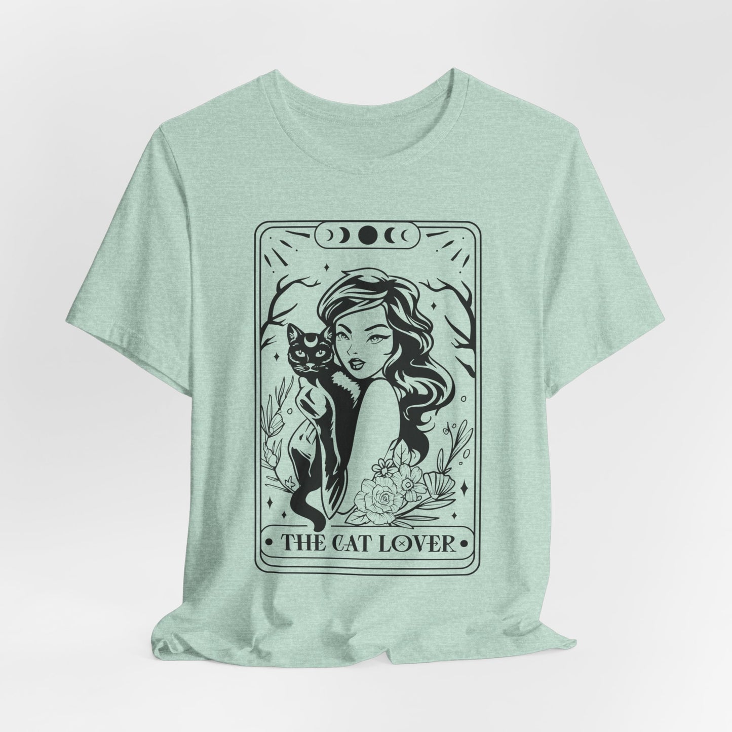 The Cat Lover Tarot Style Short Sleeve Tee