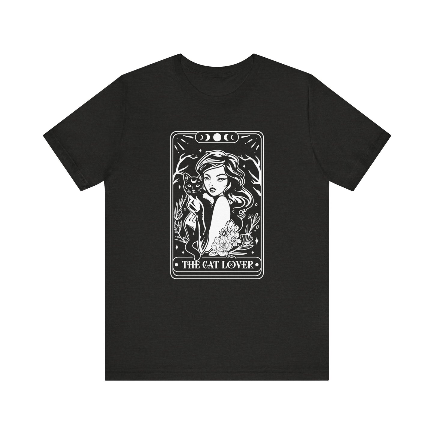 The Cat Lover Tarot Style Short Sleeve Tee